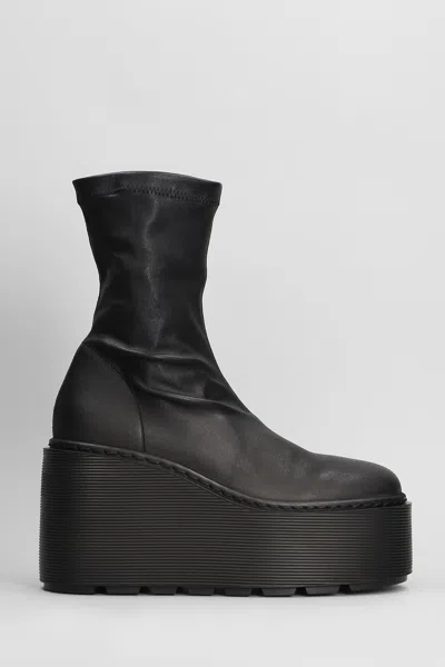 Vic Matie Fiction 101 High Heels Ankle Boots In Black Leather