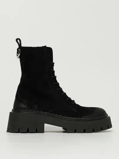 Vic Matie Flat Ankle Boots Vic Matié Woman Color Black