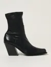 Vic Matie Flat Ankle Boots Vic Matié Woman Color Black In Black
