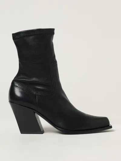 Vic Matie Flat Ankle Boots Vic Matié Woman Color Black