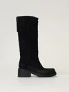 Vic Matie Flat Ankle Boots Vic Matié Woman Color Black In Black