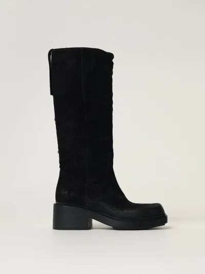 Vic Matie Flat Ankle Boots Vic Matié Woman Color Black