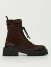 Vic Matie 50mm Lace-up Platform Boots In Brown