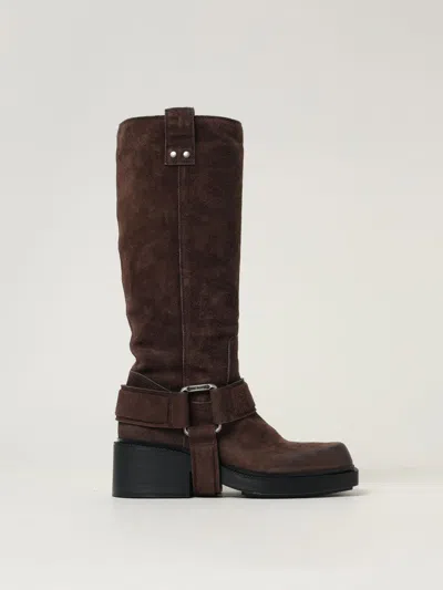 Vic Matie Flat Ankle Boots Vic Matié Woman Color Brown