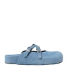 Vic Matie Flat Mules In Blue