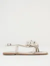 Vic Matie Flat Sandals Vic Matié Woman Color Cream