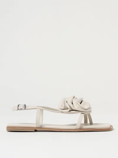 Vic Matie Flat Sandals Vic Matié Woman Color Cream