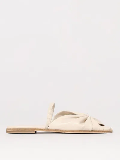 Vic Matie Flat Sandals Vic Matié Woman Color White