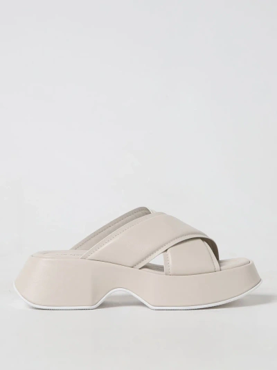 Vic Matie Flat Sandals Vic Matié Woman Color White