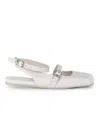 Vic Matie Ballerina Shoes Square Closed Chanel In Nappa Color Bone In Multi