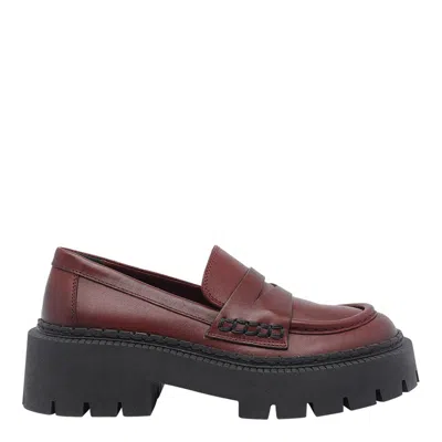 Vic Matie Flat Shoes In Red