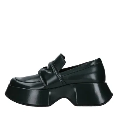 Vic Matie Flat Shoes In Green