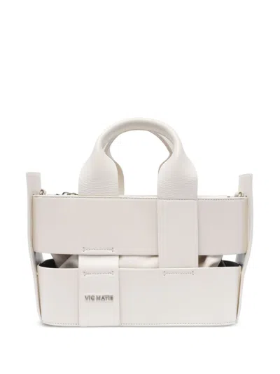 Vic Matie Giorgia Shoulder Bag In 白色