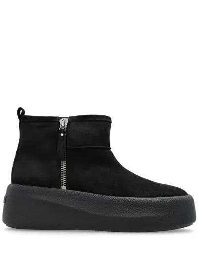 Vic Matie Vic Matié Grey Ankle Boots In Black