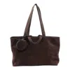 Vic Matie Heavy Shopping Bag In Brown