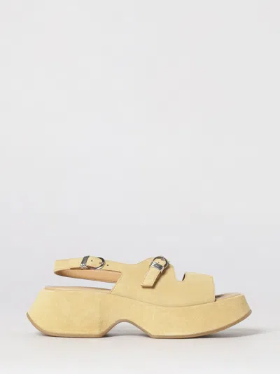 Vic Matie Heeled Sandal Vic Matié Woman Color Beige In White