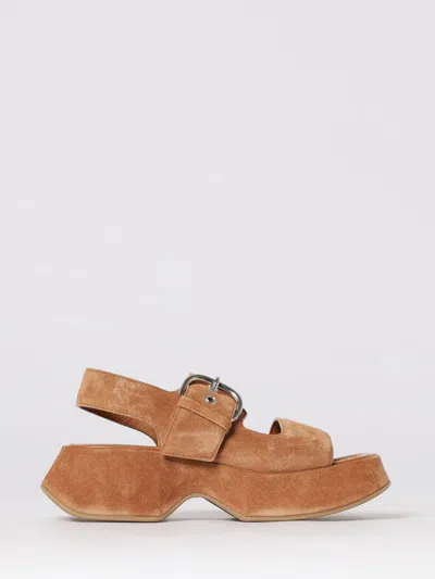 Vic Matie 60mm Sensory Sandals In Brown