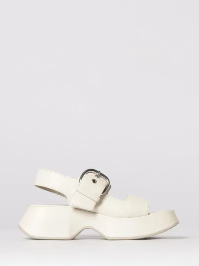 Vic Matie Heeled Sandal Vic Matié Woman Color White In Yellow
