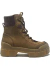 Vic Matie Lace-up Chunky Boots In Brown