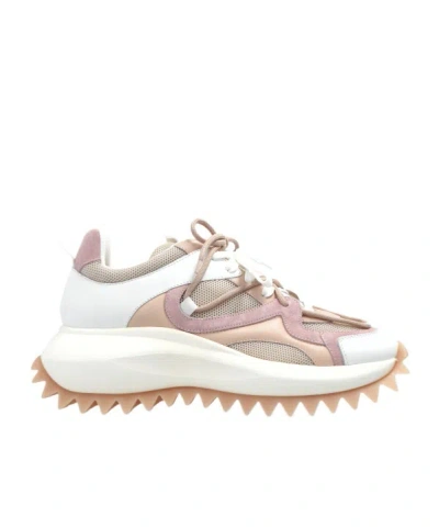 Vic Matie Lace Up Sneakers In White
