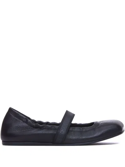VIC MATIE LEATHER BALLERINA SHOES