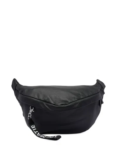 Vic Matie Leather Belt Bag In Black