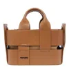 Vic Matie Leather Handbag In Brown