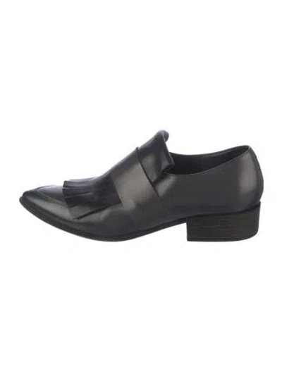 Pre-owned Vic Matie Leather Loafers In Blue