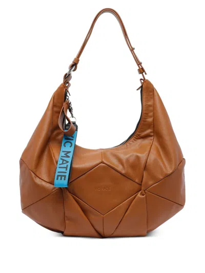 VIC MATIE LEATHER SHOULDER BAG