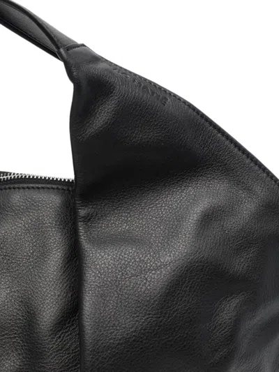 Vic Matie Leather Shoulder Bag In Pink