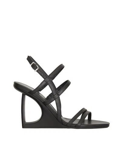 Vic Matie' Logic Sandal In Leather High Heel