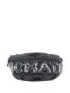 Vic Matie Zippered Shoulder Bag In 灰色