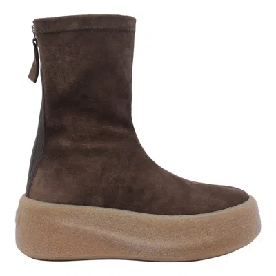Vic Matie Magnifico Booties In Brown
