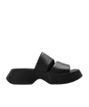 Vic Matie Mini Yoko Open Toe Sandals In Black