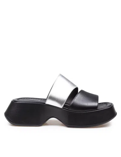 VIC MATIE VIC MATIÉ MINI YOKO SANDAL WITH TWO-TONE NAPPA UPPER