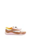 Vic Matie' Multicolor Sneaker In Suede And Fabric