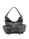 Vic Matie Multiple Zip-pockets Shoulder Bag In Black