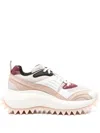 Vic Matie Panelled-design Chunky-sole Sneakers In Neutral