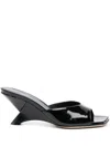 VIC MATIE VIC MATIE PATENT LEATHER MULES