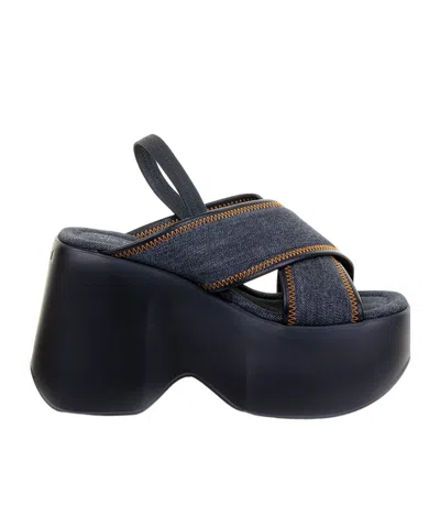 Vic Matie Platform High-heeled Sandals In Black
