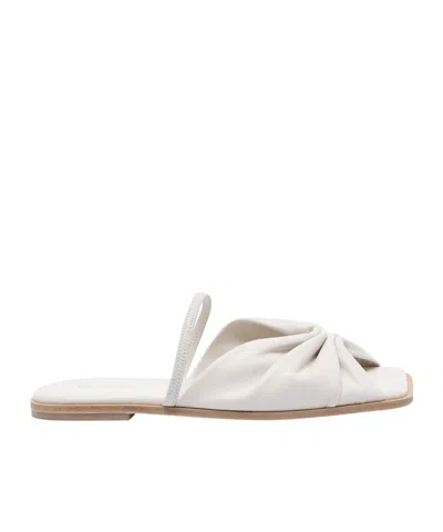 Vic Matie Pleated Slide Sandals