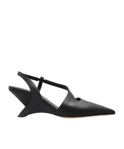 VIC MATIE VIC MATIE SWAN CUT OUT DETAILED STILETTO HEEL PUMPS