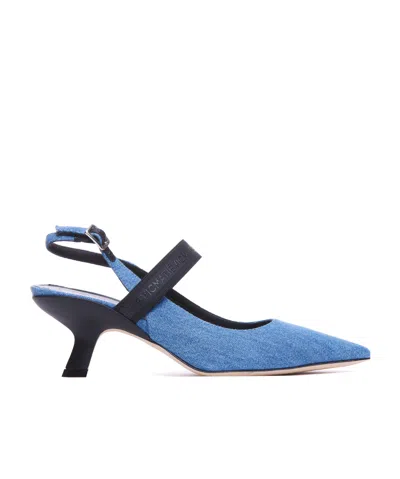 VIC MATIE VIC MATIE SLINGBACK HEEL PUMPS