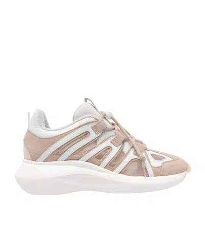 Vic Matie Round-head Sneakers In White