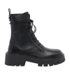 Vic Matie Round Toe Ankle Boots In Black