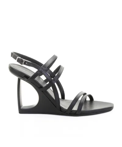 Vic Matie Round Toe High Heel Sandals In Black