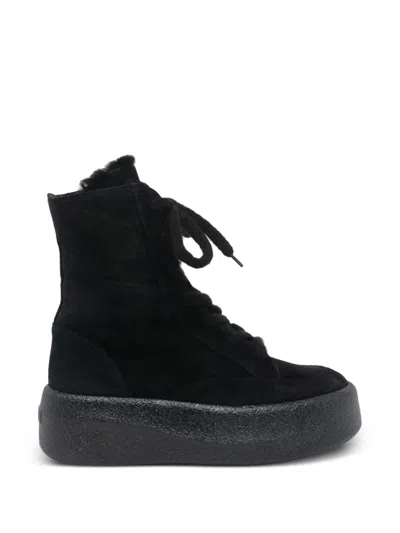 VIC MATIE ROUND-TOE LACE-UP BOOTS