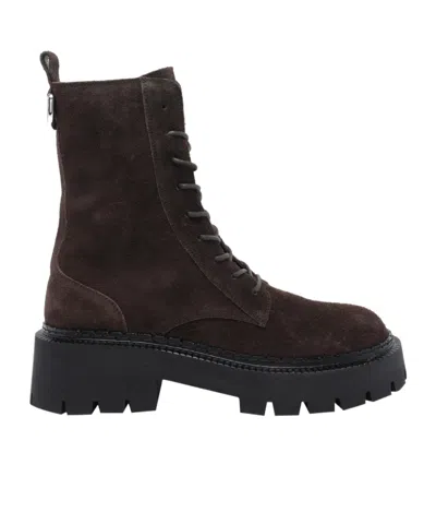 Vic Matie Round-toe Ankle Boots In Animal Print