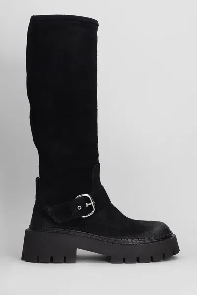 Vic Matie Rust 101 Low Heels Boots In Black