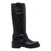 Vic Matie Saddle Boots In Black